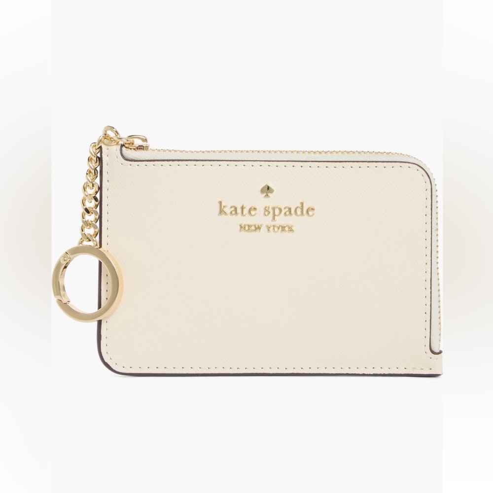 kate spade Madison saffino zip card case